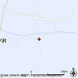岩手県北上市平沢１８地割周辺の地図