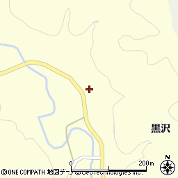 秋田県由利本荘市東由利宿黒沢21周辺の地図