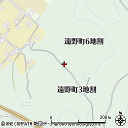 岩手県遠野市遠野町３地割2周辺の地図