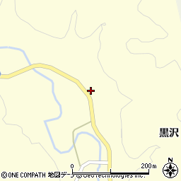 秋田県由利本荘市東由利宿黒沢18周辺の地図