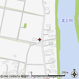 岩手県北上市二子町室屋周辺の地図