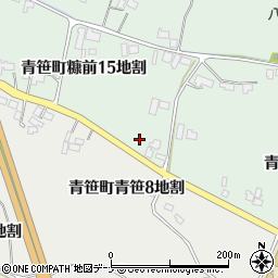 岩手県遠野市青笹町糠前１５地割12周辺の地図