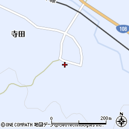 秋田県由利本荘市黒沢山田2周辺の地図