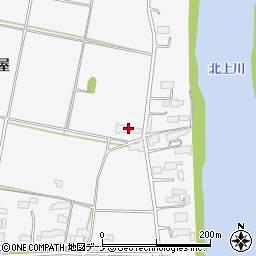 岩手県北上市二子町室屋11周辺の地図