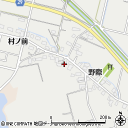 秋田県横手市赤川村ノ前113周辺の地図