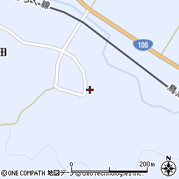 秋田県由利本荘市黒沢山田11周辺の地図