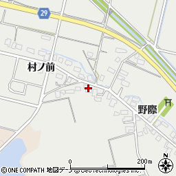 秋田県横手市赤川村ノ前108周辺の地図