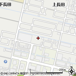 秋田県横手市八幡長者町周辺の地図