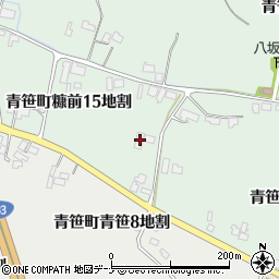 岩手県遠野市青笹町糠前１５地割10周辺の地図