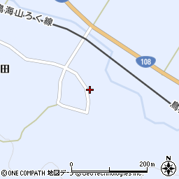 秋田県由利本荘市黒沢山田21周辺の地図