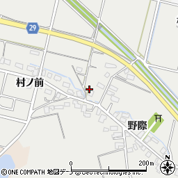 秋田県横手市赤川村ノ前11周辺の地図