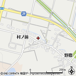 秋田県横手市赤川村ノ前24周辺の地図