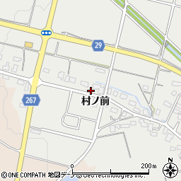 秋田県横手市赤川村ノ前21周辺の地図