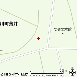 秋田県横手市雄物川町薄井下小出周辺の地図