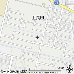 秋田県横手市八幡（上長田）周辺の地図