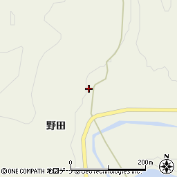 秋田県由利本荘市東由利法内野田110-1周辺の地図