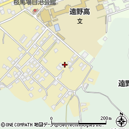 岩手県遠野市下組町1周辺の地図