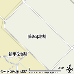 岩手県北上市藤沢４地割周辺の地図