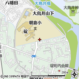 秋田県横手市睦成大鳥井山下周辺の地図