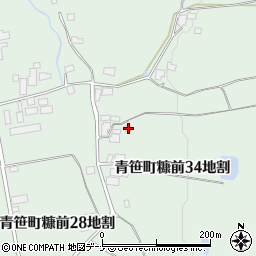 岩手県遠野市青笹町糠前３４地割26周辺の地図