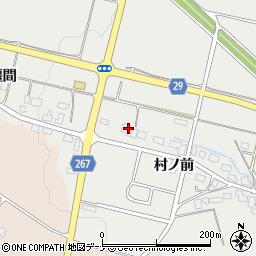 秋田県横手市赤川村ノ前17周辺の地図