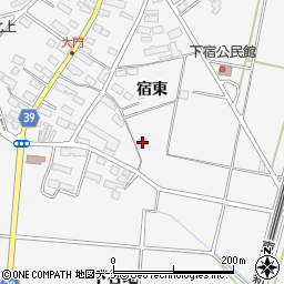 岩手県北上市二子町宿東45周辺の地図