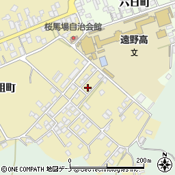 岩手県遠野市下組町2周辺の地図