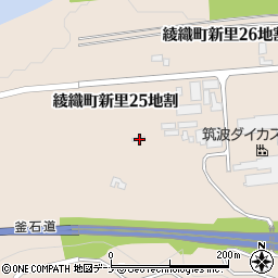 岩手県遠野市綾織町新里２５地割51周辺の地図