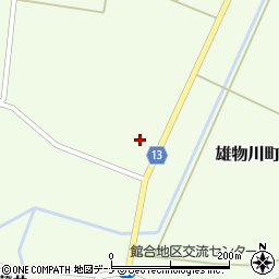 秋田県横手市雄物川町薄井抱合65周辺の地図