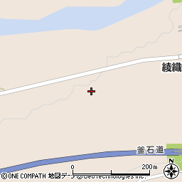 岩手県遠野市綾織町新里２５地割72周辺の地図