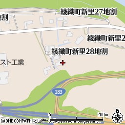 岩手県遠野市綾織町新里２８地割15周辺の地図