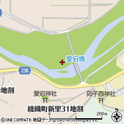 愛宕橋周辺の地図