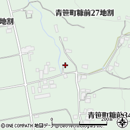 岩手県遠野市青笹町糠前３４地割13周辺の地図