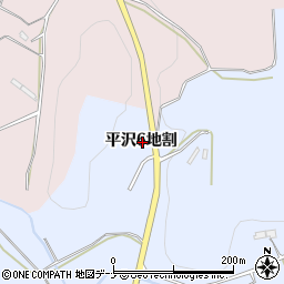 岩手県北上市平沢６地割周辺の地図