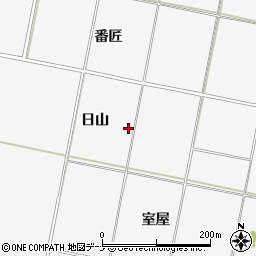 岩手県北上市二子町日山周辺の地図