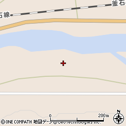 岩手県遠野市綾織町新里２４地割周辺の地図