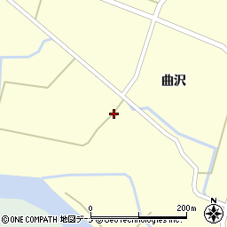 秋田県由利本荘市曲沢曲沢114-1周辺の地図