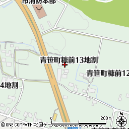 岩手県遠野市青笹町糠前１３地割9周辺の地図