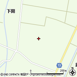 秋田県横手市雄物川町薄井抱合周辺の地図