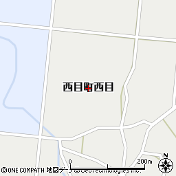 秋田県由利本荘市西目町西目周辺の地図