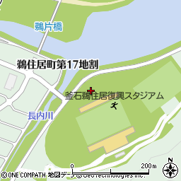 岩手県釜石市鵜住居町第１９地割周辺の地図