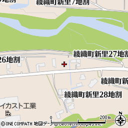 岩手県遠野市綾織町新里２８地割55周辺の地図