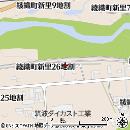 岩手県遠野市綾織町新里２６地割周辺の地図
