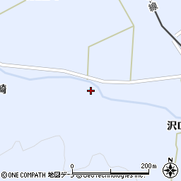 秋田県由利本荘市東鮎川（下山崎）周辺の地図