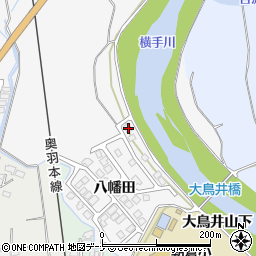 秋田県横手市睦成大鳥井山下14周辺の地図