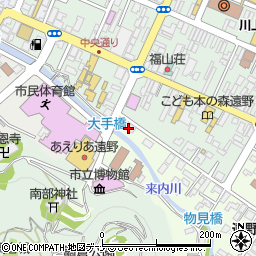 大手橋周辺の地図