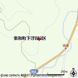 岩手県花巻市東和町下浮田周辺の地図