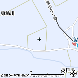 秋田県由利本荘市東鮎川小深田周辺の地図