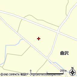 秋田県由利本荘市曲沢曲沢91周辺の地図