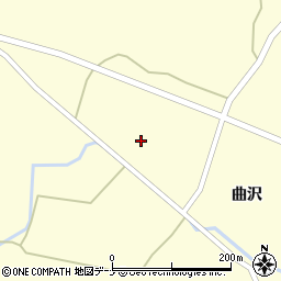 秋田県由利本荘市曲沢曲沢92周辺の地図